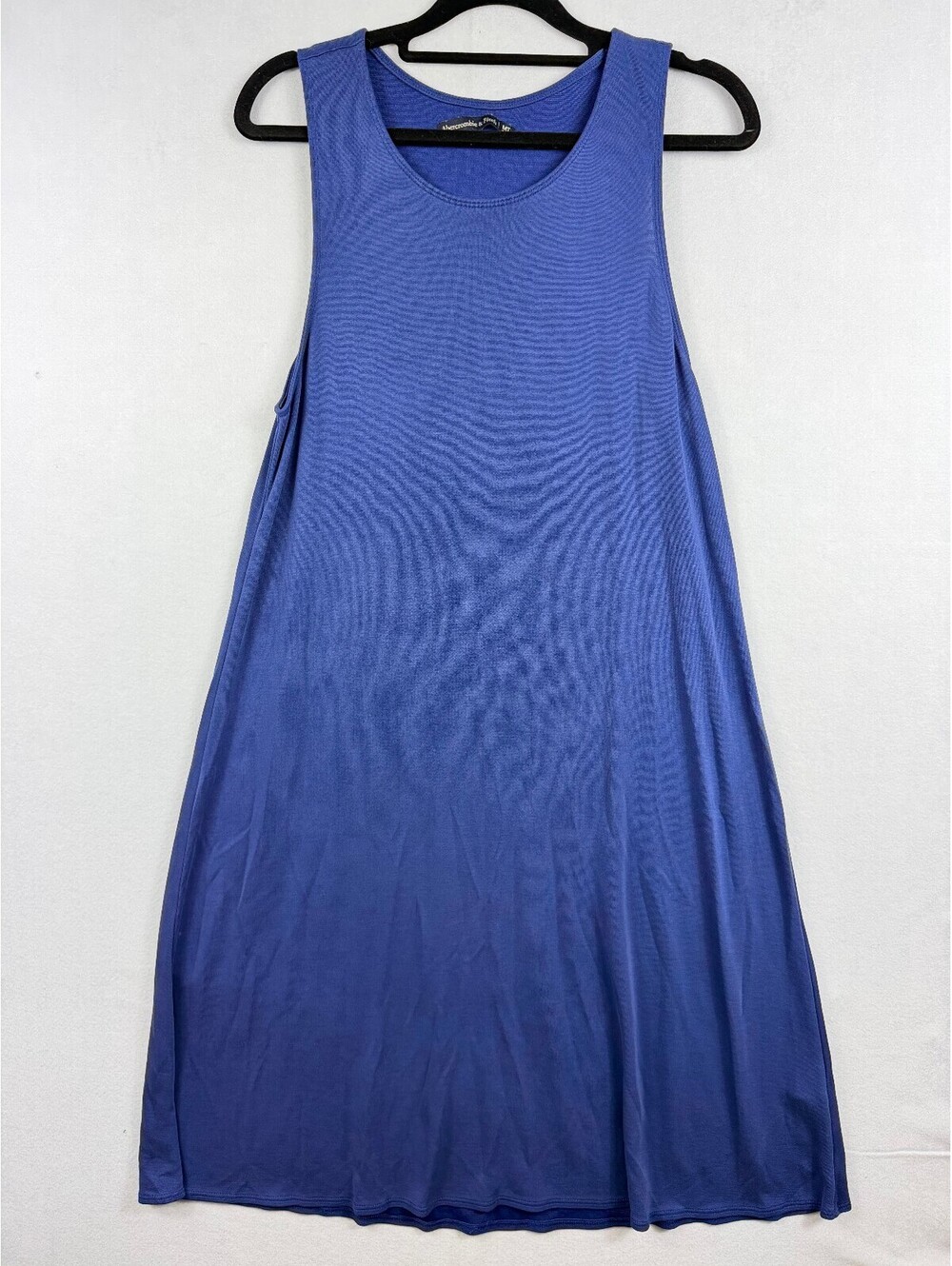Abercrombie Fitch MT Blue Swing Tank Top Flowy A-Line Tunic Boho Coastal Casual